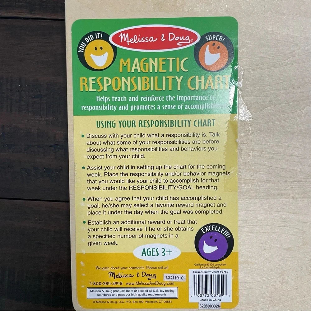 Melissa & Doug Magnetic Responsibility Chart